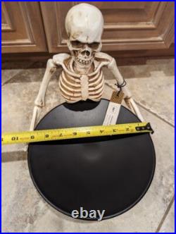 Halloween Skeleton Server Serving Plate 2 Piece Set NWT Pier 1