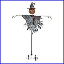 Halloween Solar Scarecrow Metal Ground Stake, Decorative Home