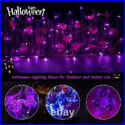 Halloween String Lights Outdoor 2 Pack 100 Count 25 Feet Incandescent Bulb Mini
