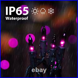 Halloween String Lights Outdoor 2 Pack 100 Count 25 Feet Incandescent Bulb Mini