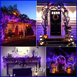 Halloween String Lights Outdoor 2 Pack 100 Count 25 Feet Incandescent Bulb Mini