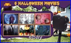 Halloween Window Projector Pro 12 Built-in Movies, Tripod Included Indoor/Out