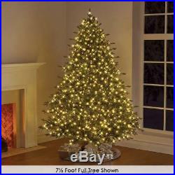 Hammacher NEW YORK CITY NORWAY SPRUCE CHRISTMAS TREE 7.5' CLEAR WHITE LED LIGHTS