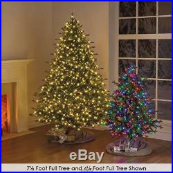 Hammacher NEW YORK CITY NORWAY SPRUCE CHRISTMAS TREE 7.5' CLEAR WHITE LED LIGHTS