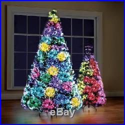 Hammacher Northern Lights Christmas Tree 4.5 LED Lighted Fiber Optic 23 Pattern