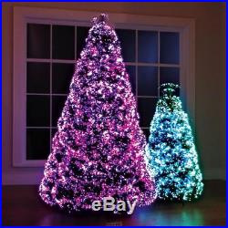 Hammacher Northern Lights Christmas Tree 7.5 LED Lighted Fiber Optic 23 Pattern