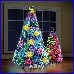 Hammacher Northern Lights Christmas Tree LED Fiber Optic Tips 23 Pattern 9 Ft