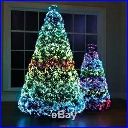 Hammacher Northern Lights Christmas Tree LED Lighted Fiber Optic Tips 23 Pattern