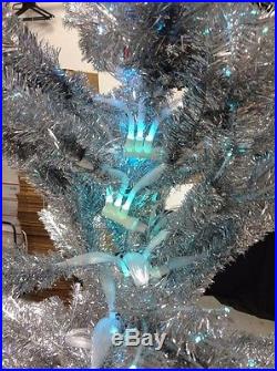 Hammacher Schlemmer FiberOptic Prismatic lightshow Artificial Christmas Tree 7.5