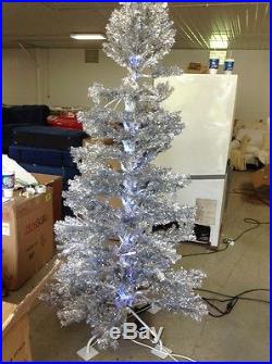 Hammacher Schlemmer FiberOptic Prismatic lightshow Artificial Christmas Tree 7.5