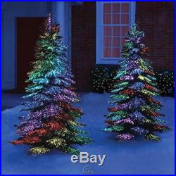 Hammacher Thousand Points Of Light 6ft Christmas Tree Fiber Optic Indoor/Outdoor