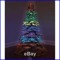 Hammacher Thousand Points Of Light 6ft Christmas Tree Fiber Optic Indoor/Outdoor