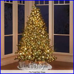 Hammacher WORLDS BEST PRELIT NOBLE FIR CHRISTMAS TREE SLIM 6.5' CLEAR LED LIGHTS