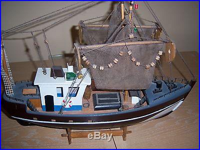 Hand Made Collectible Wooden Ship