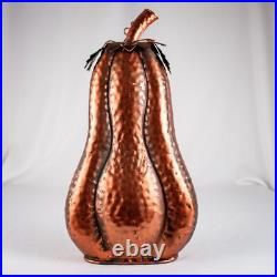 Handcraft Autumn Green Copper Swirling Stem Metal Pumpkins Yard Decoration Handcraft Autumn Green Copper Swirling Stem Metal Pumpkins Yard Decoration