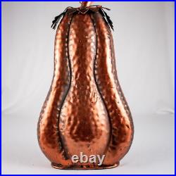 Handcraft Autumn Green Copper Swirling Stem Metal Pumpkins Yard Decoration Handcraft Autumn Green Copper Swirling Stem Metal Pumpkins Yard Decoration