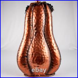 Handcraft Autumn Green Copper Swirling Stem Metal Pumpkins Yard Decoration Handcraft Autumn Green Copper Swirling Stem Metal Pumpkins Yard Decoration