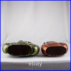 Handcraft Autumn Green Copper Swirling Stem Metal Pumpkins Yard Decoration Handcraft Autumn Green Copper Swirling Stem Metal Pumpkins Yard Decoration