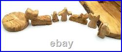 Handcrafted Olive Wood Resurrection Easter Tomb Holy Land Craft Limited Edition