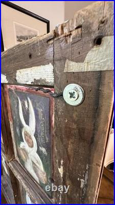 Handmade 100 Yr Old Window with Easter Bunny Art Shabby Chic Wall Decor 23×27 Handmade 100 Yr Old Window with Easter Bunny Art Shabby Chic Wall Decor 23×27