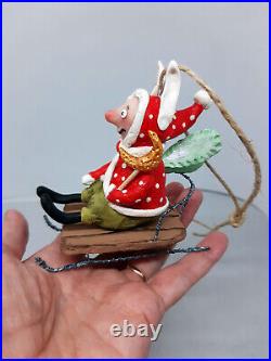 Handmade Christmas Elf Ornament toy for Christmas or home decor wall