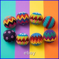 Handmade Crochet Hacky Sack, Cotton Footbag, Sensory Fidget Toy Ball Handmade Crochet Hacky Sack, Cotton Footbag, Sensory Fidget Toy Ball