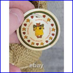 Handmade Holidays Burlap Snowman Christmas Figurine Rustic Primitive Decor 8.5in