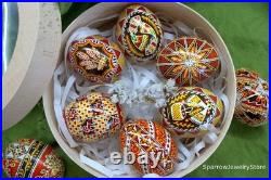 Handmade Ukrainian pysanka Traditional easter decor Holiday decor Gift for her