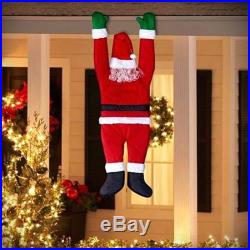 Hanging Santa Claus Outdoor Holiday Decor Figure Fun Winter Christmas Decoration