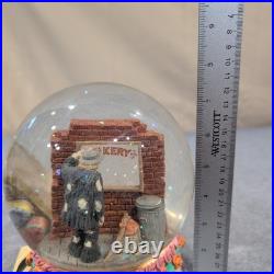 Happy 70th Birthday Signed Emmett Kelly Jr. Snow Globe Musical Clown Baker