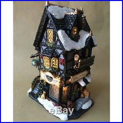 Harry Potter Inspired Christmas'Lemax' Village Wizard Pub UPDATED