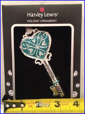Harvey Lewis Swarovski First Xmas In Our New Home 2014 Key Ornament Holiday Xmas