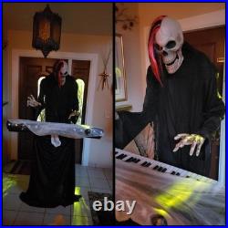 Haunt Party! Bluetooth Animation Skeleton Key Board Player Reaper Halloween Prop