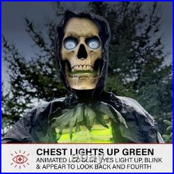 Haunted Hill Farm Motion-Activated 10-Ft. Tall Towering 10ft Reaper
