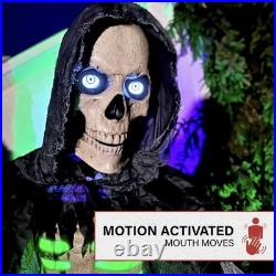 Haunted Hill Farm Motion-Activated 10-Ft. Tall Towering 10ft Reaper