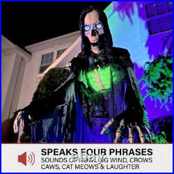 Haunted Hill Farm Motion-Activated 10-Ft. Tall Towering 10ft Reaper