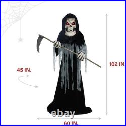 Haunted Hill Farm Motion-Activated 8.5-Ft. Tall 8.5ft Ginormous Reaper