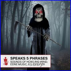 Haunted Hill Farm Motion-Activated 8.5-Ft. Tall 8.5ft Ginormous Reaper