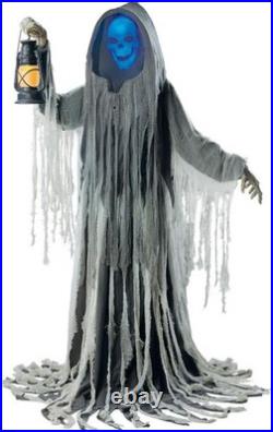 Haunted Hill Farm Motion-Activated Looming Phantom, 76 Phantom