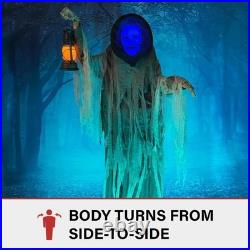 Haunted Hill Farm Motion-Activated Looming Phantom, 76 Phantom Haunted Hill Farm Motion-Activated Looming Phantom, 76 Phantom