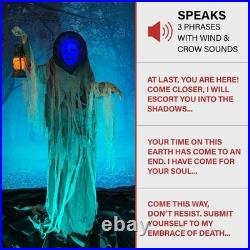 Haunted Hill Farm Motion-Activated Looming Phantom, 76 Phantom Haunted Hill Farm Motion-Activated Looming Phantom, 76 Phantom