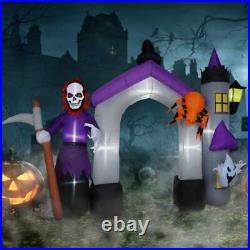 Haunted House 10 Ft Arch Halloween Inflatable Outdoor Yard Decorations Clearance