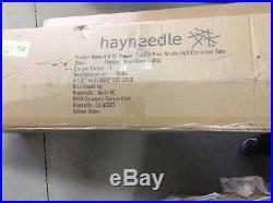 Hayneedle 6.5′ Pre-lit Flocked Pine Needle Full Artificial Christmas Tree clear