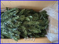 Hayneedle 7.5 Foot Classic Pine Pre-Lit Slim Christmas Tree New Open Box