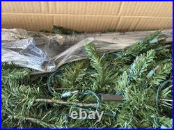 Hayneedle 7.5 Foot Classic Pine Pre-Lit Slim Christmas Tree New Open Box