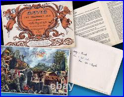 Herrlicher Old Advent Calendar King David Engalnd 1953 Like A4 Booklet