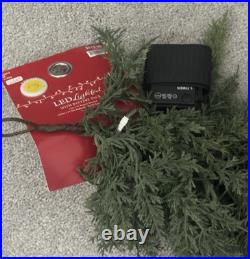 Hobby Lobby 6ft Pre-Lit Cedar Garland. Christmas Greenery Lighted Garland. NEW