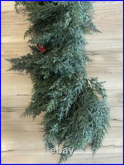 Hobby Lobby 6ft Pre-Lit Cedar Garland. Christmas Greenery Lighted Garland. NEW
