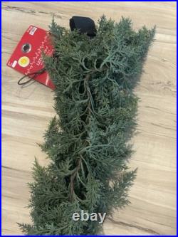Hobby Lobby 6ft Pre-Lit Cedar Garland. Christmas Greenery Lighted Garland. NEW