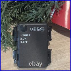 Hobby Lobby 6ft Pre-Lit Cedar Garland. Christmas Greenery Lighted Garland. NEW